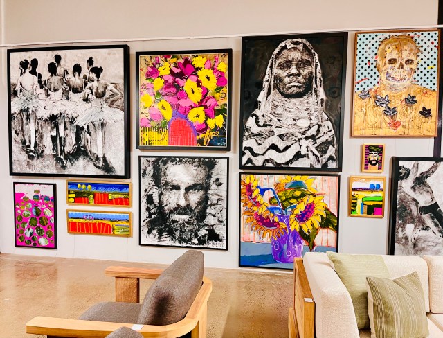 Maria Viktor's work at Capture Collective Art Gallery.